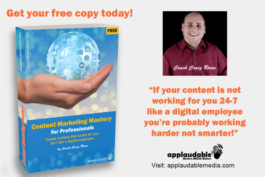 Coach Craig Rowe Content Marketing Mastery