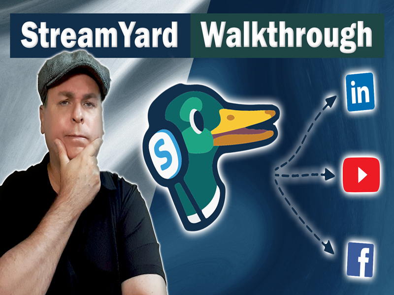 StreamYard Tutorial for Beginners 2025 Walkthrough